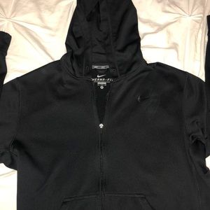 Nike thermal fit black zip up hoodie! Wore once!